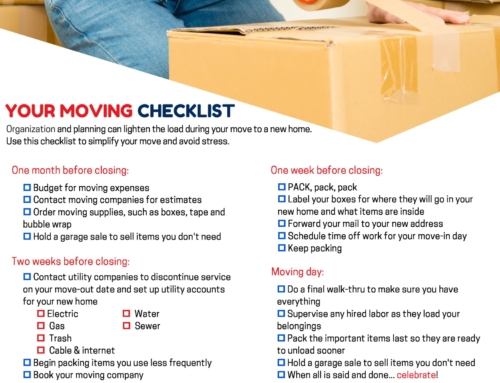 Your Moving Checklist – Avoid the Stress!